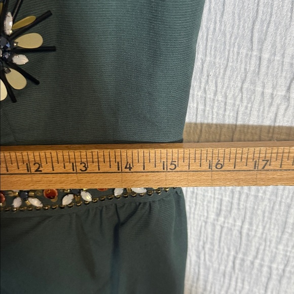 NWT Boden Brunswick emerald‎ embellished dress sz 8R - Picture 9 of 13